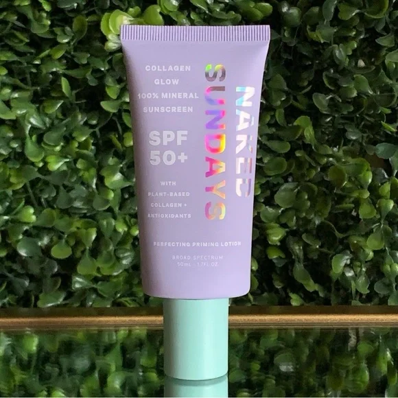 Naked Sundays Collagen Glow Mineral Primer Sunscreen SPF50 + | NEW | Full Size - Picture 10 of 13